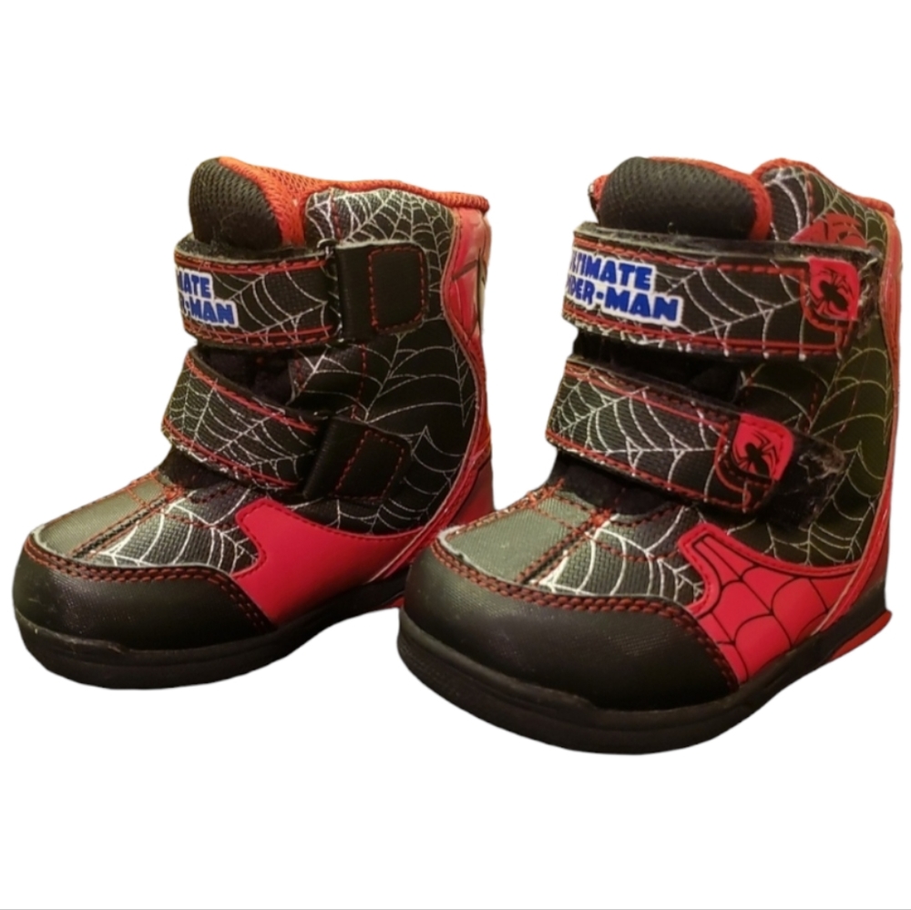 Vtg Marvel Ultimate Spider-Man Boots Size 6 Boys